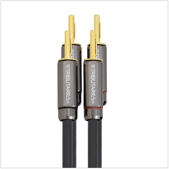 Tributaries high-end audio cables with gold-plated connectors, available at The Source AV