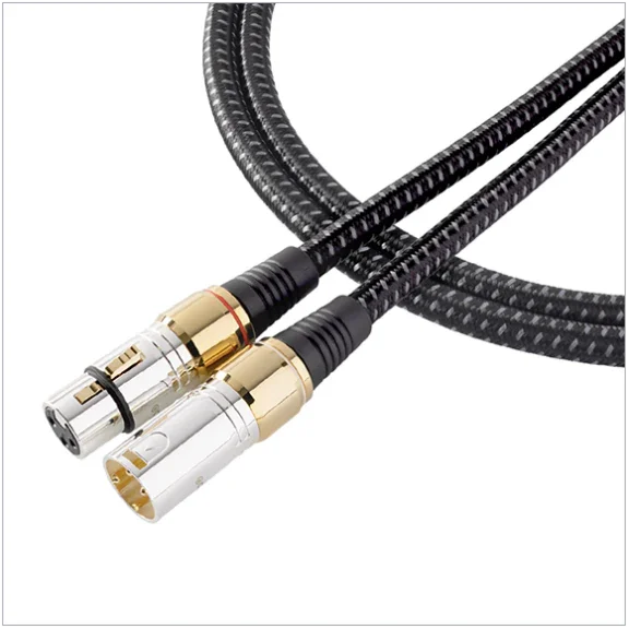 High-quality XLR audio cables with gold connectors from The Source AV
