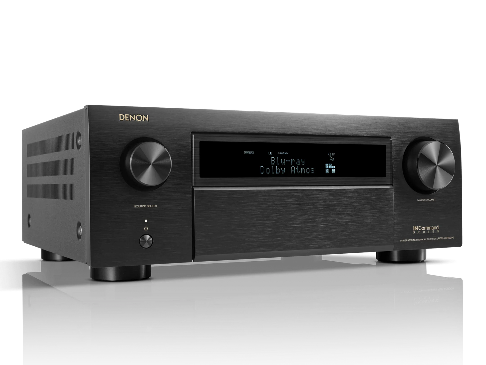 Denon AVR-X6800H home theater AV receiver with display, sold by The Source Audio Video