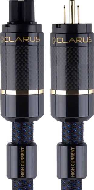 Clarus high current audio power cables with carbon fiber connectors, The Source AV