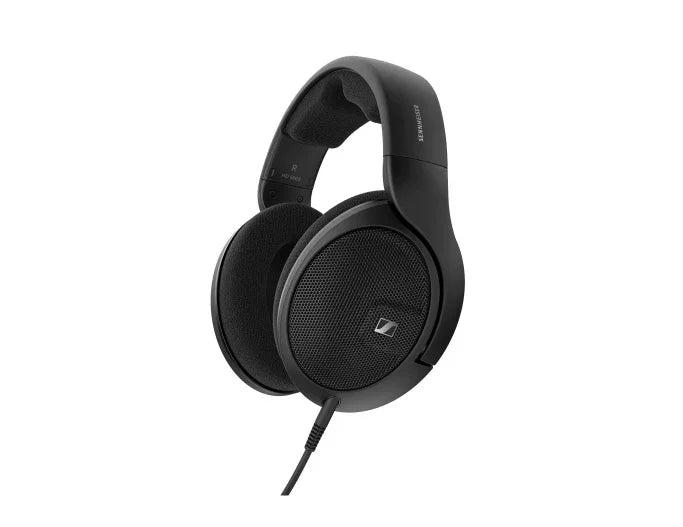 Sennheiser open-back wired headphones, black, high-fidelity audio at The Source AV
