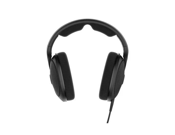 Sennheiser open-back wired headphones, black, high-fidelity audio at The Source AV