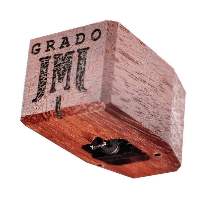 Grado wooden phono cartridge for turntable, high-end audio accessory at The Source AV