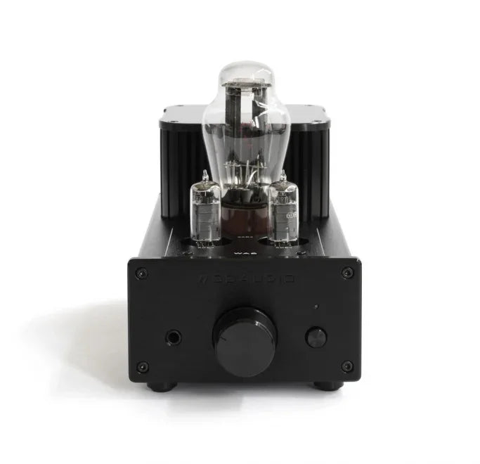 Woo Audio black tube headphone amplifier with vacuum tubes, high-end audio equipment from The Source AV