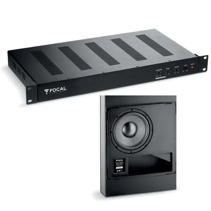 Focal audio amplifier and subwoofer, premium home theater equipment from The Source AV