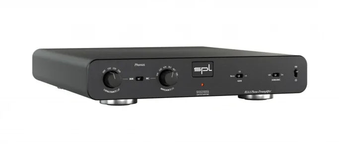 SPL audio preamplifier with control knobs, switches, and metal chassis on The Source AV