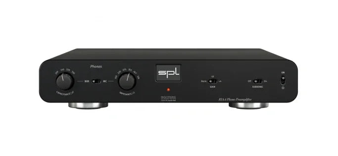 SPL audio preamplifier with control knobs, switches, and metal chassis on The Source AV