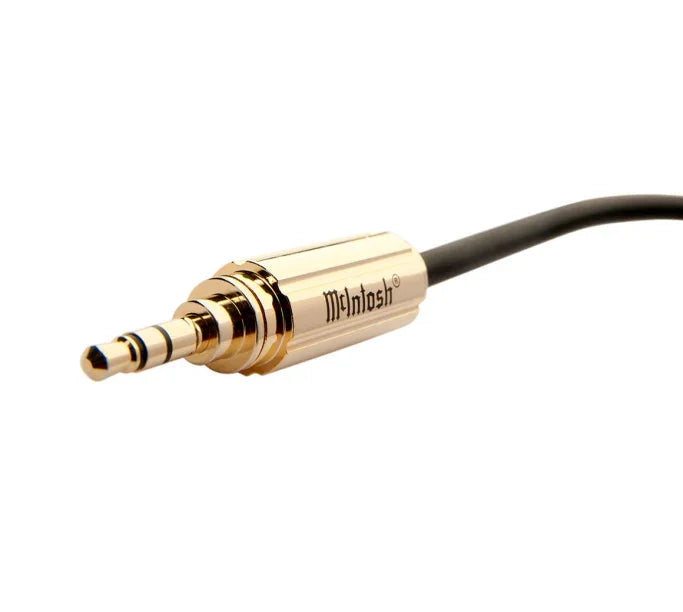 McIntosh gold-plated 3.5mm audio cable for high-end headphones and stereo systems
