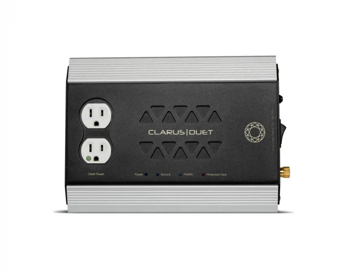 High-end audio power conditioner with dual outlets and control panel, Source AV equipment