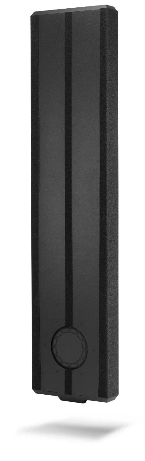 Pair of high-end black in-wall audio speakers for home theater from The Source AV