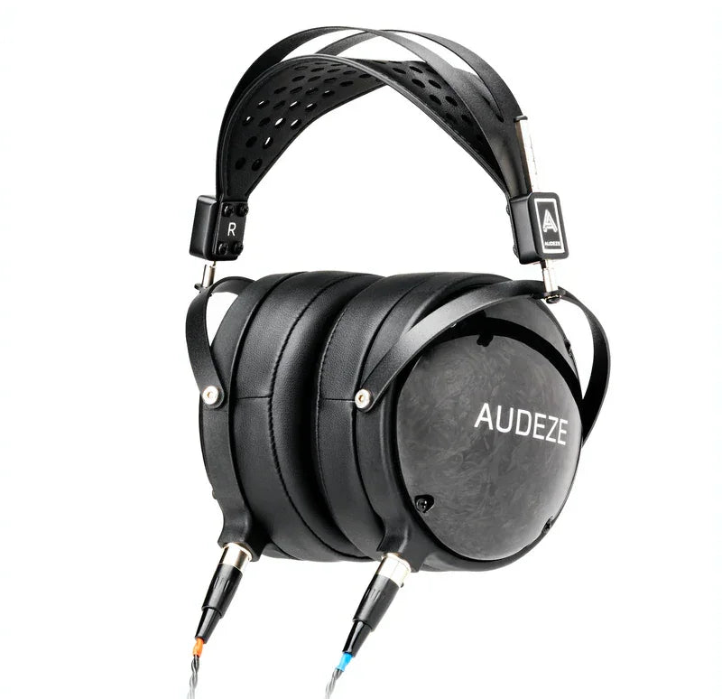 Audeze LCD-2 closed-back high-end black headphones with thick padded earcups