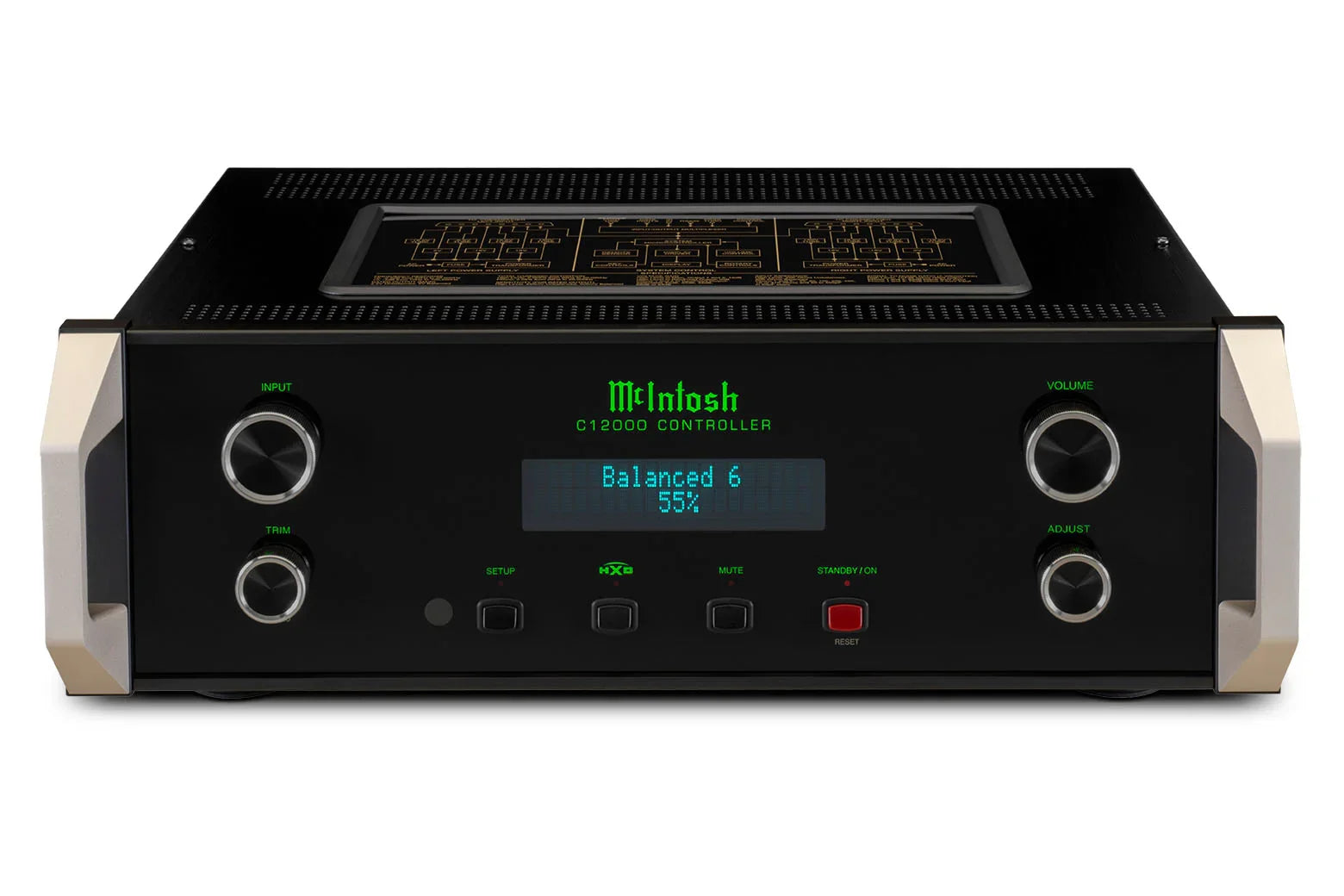 McIntosh - C12000ST 2-Channel Solid State and Vacuum Tube Preamplifier - The Source AV