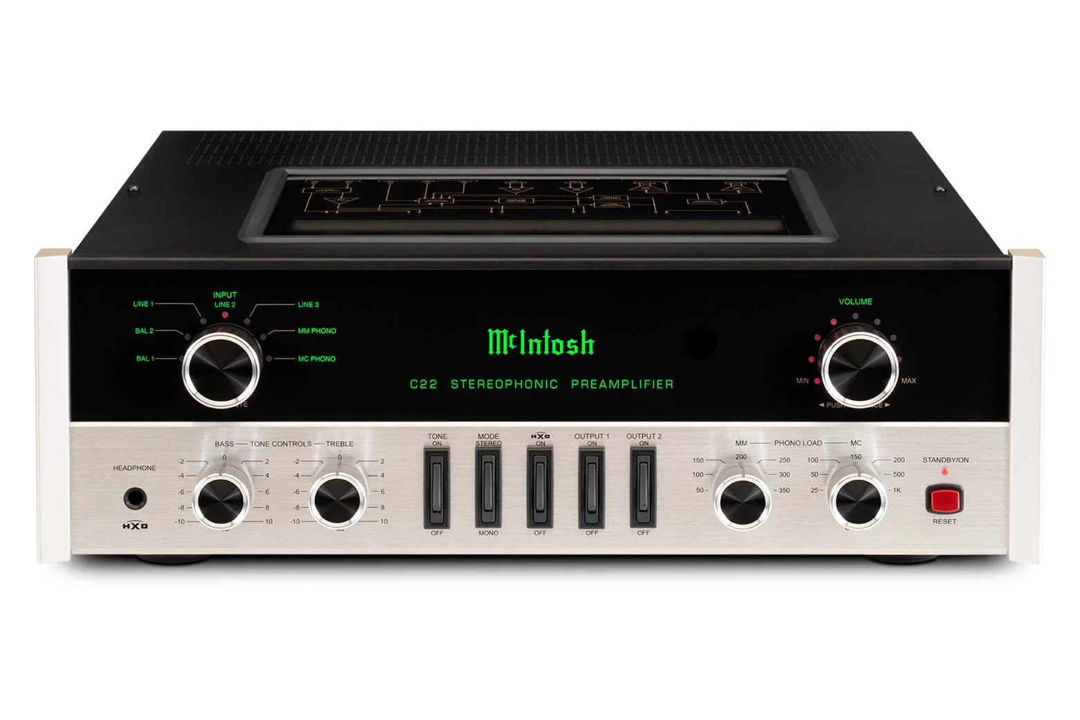 McIntosh - C22 2-Channel Vacuum Tube Preamplifier Mk V - The Source AV
