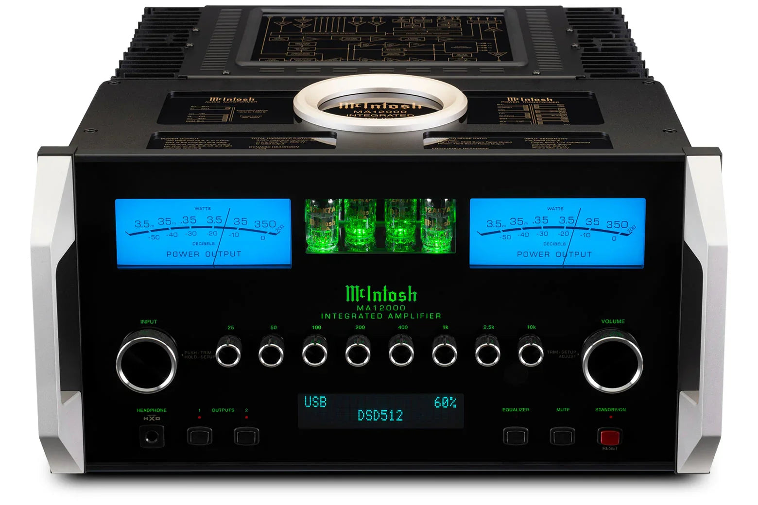 McIntosh - MA12000 2-Channel Hybrid Integrated Amplifier - The Source AV