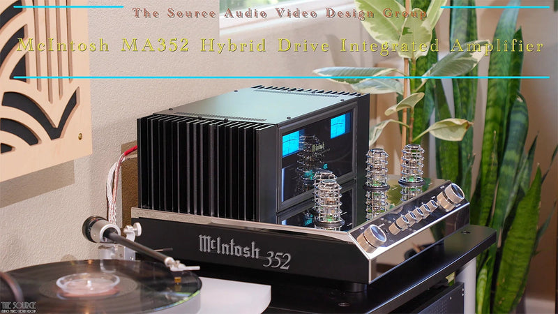 McIntosh MA352 Integrated Hybrid Drive Amplifier with comparisons to t ...