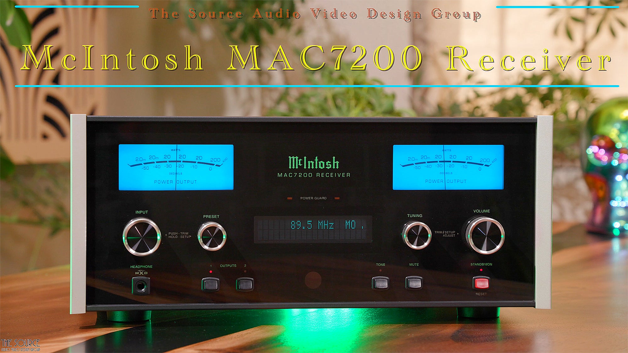 McIntosh MAC7200 Receiver 75 pounds of pure McIntosh audio bliss!