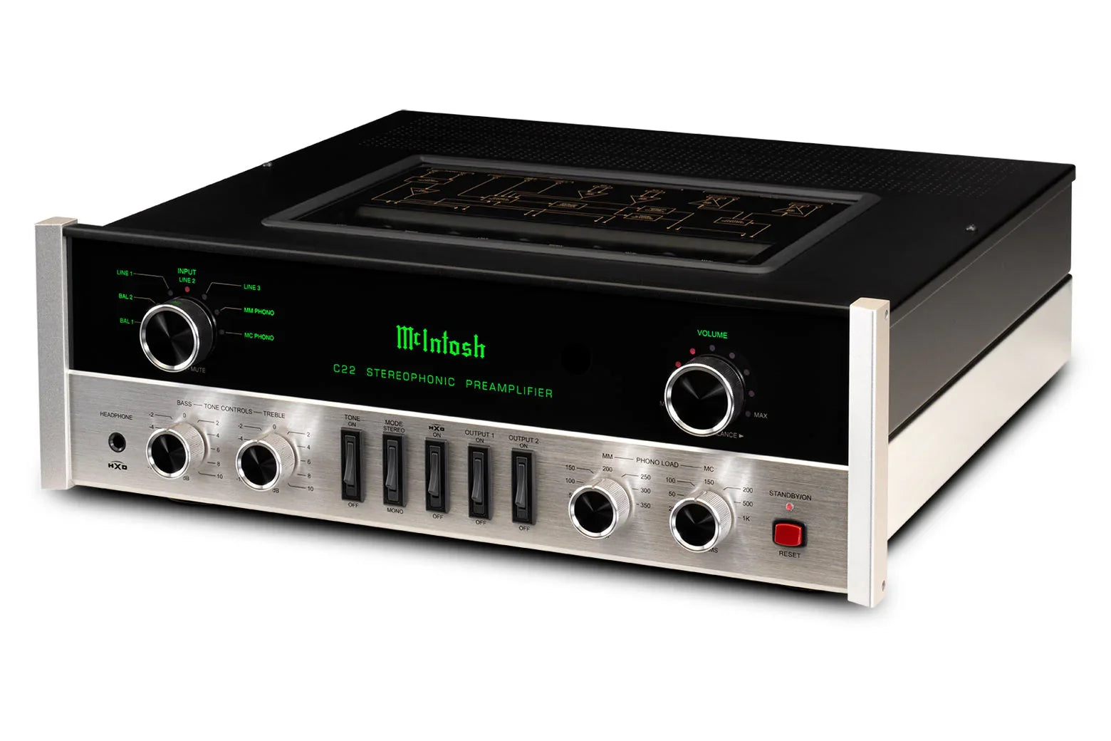 McIntosh - C22 2-Channel Vacuum Tube Preamplifier Mk V - The Source AV