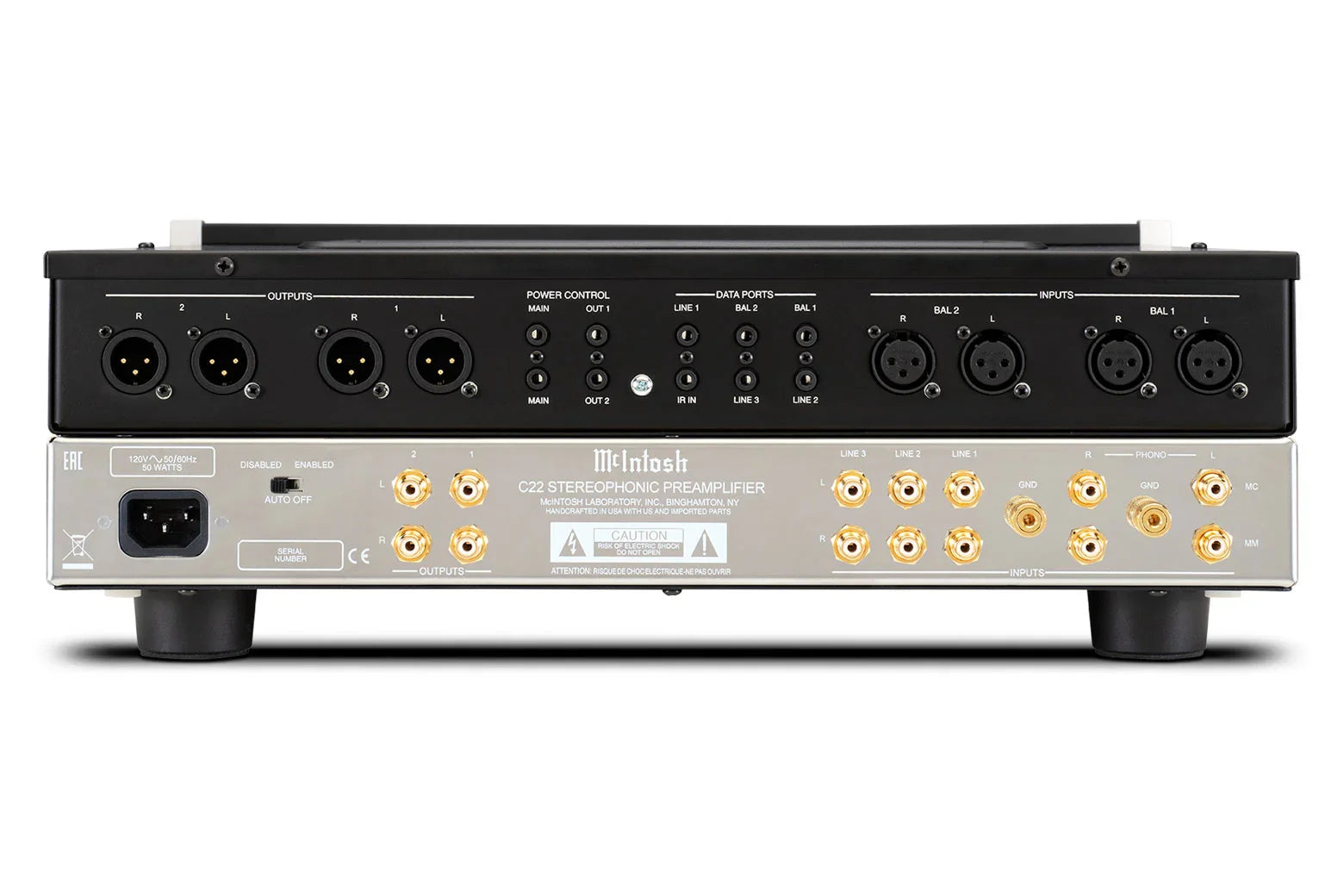 McIntosh - C22 2-Channel Vacuum Tube Preamplifier Mk V - The Source AV