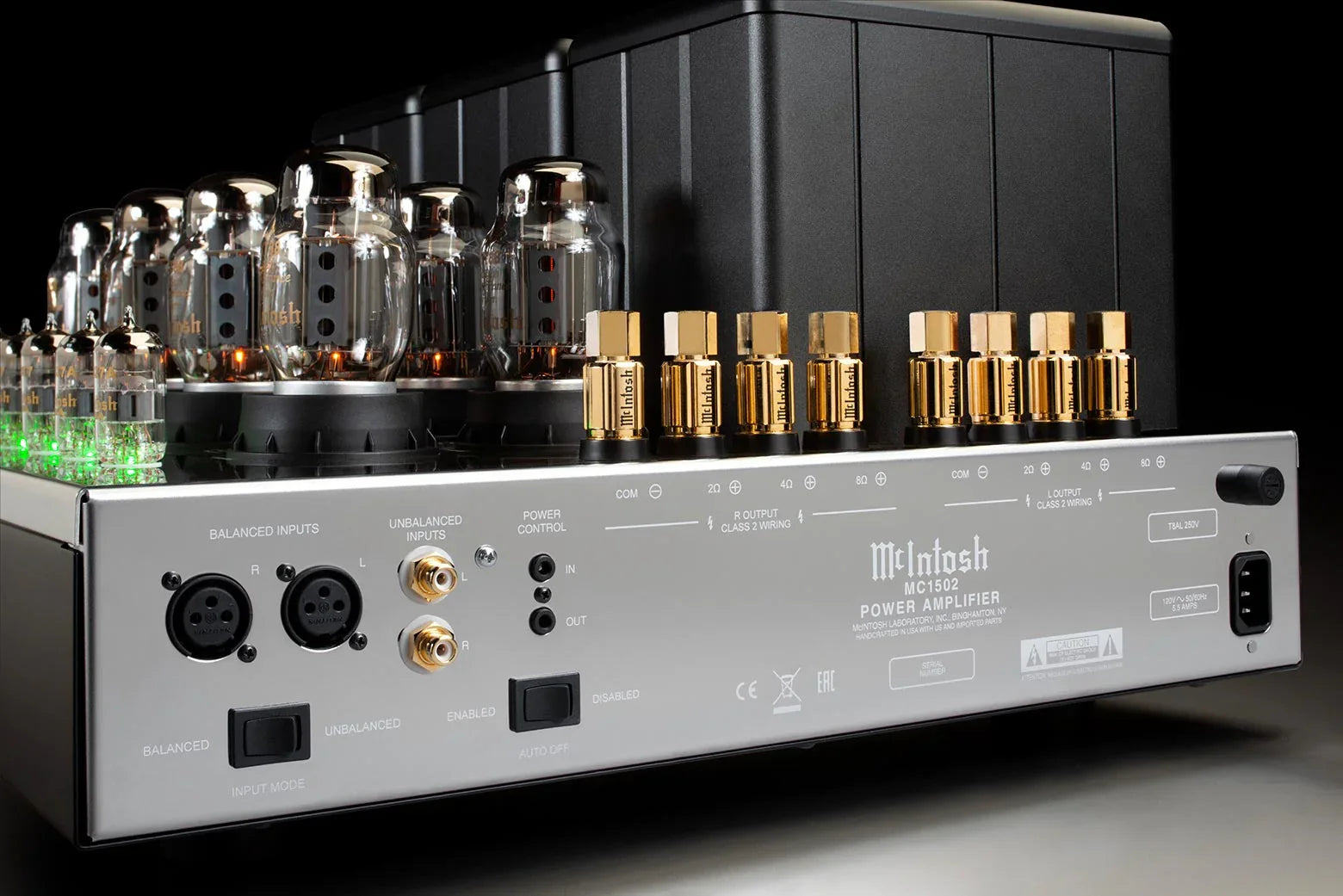 McIntosh - MC1502 2-Channel Vacuum Tube Amplifier - The Source AV